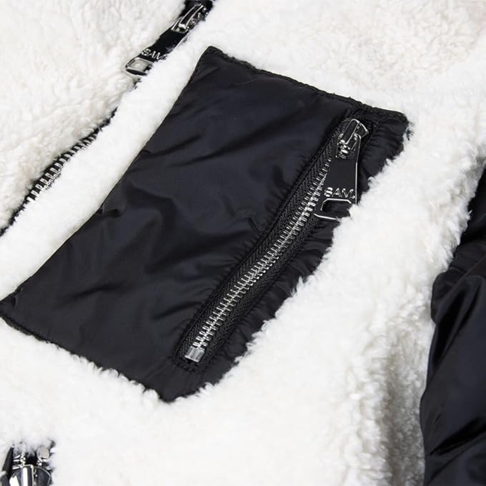 SAM. Wylie Colorblock Pattern Down Jacket - size M - Picture 7 of 13